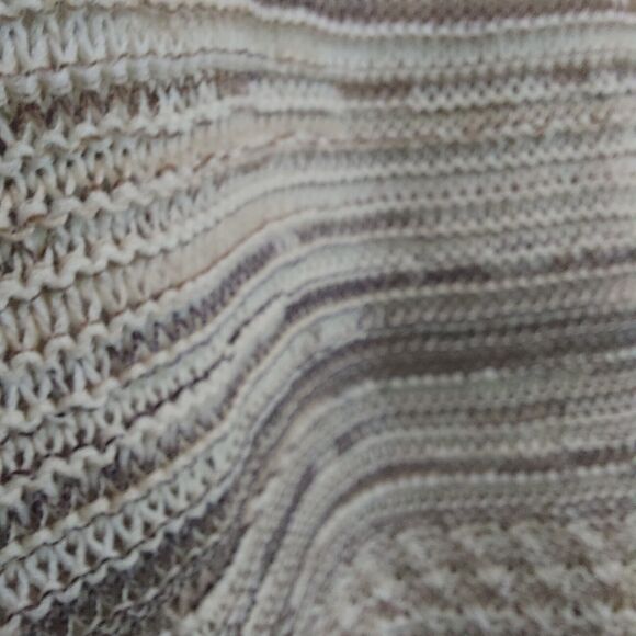 J. JILL Women V-neck Sweater  Cream Tan Knit Short Sleeve Size XL - Picture 4 of 7